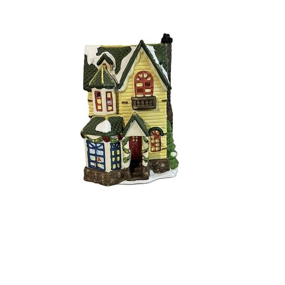 Dickens Collectables Towne Series Lighted House 1996 Design Christmas Village - Picture 2 of 8